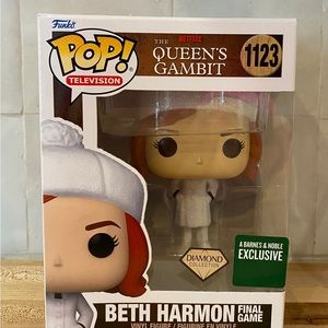 FUNKO POP Queen’s Gambit #1123 Diamond Coll. Beth Harmon Final Game B&N Excl.